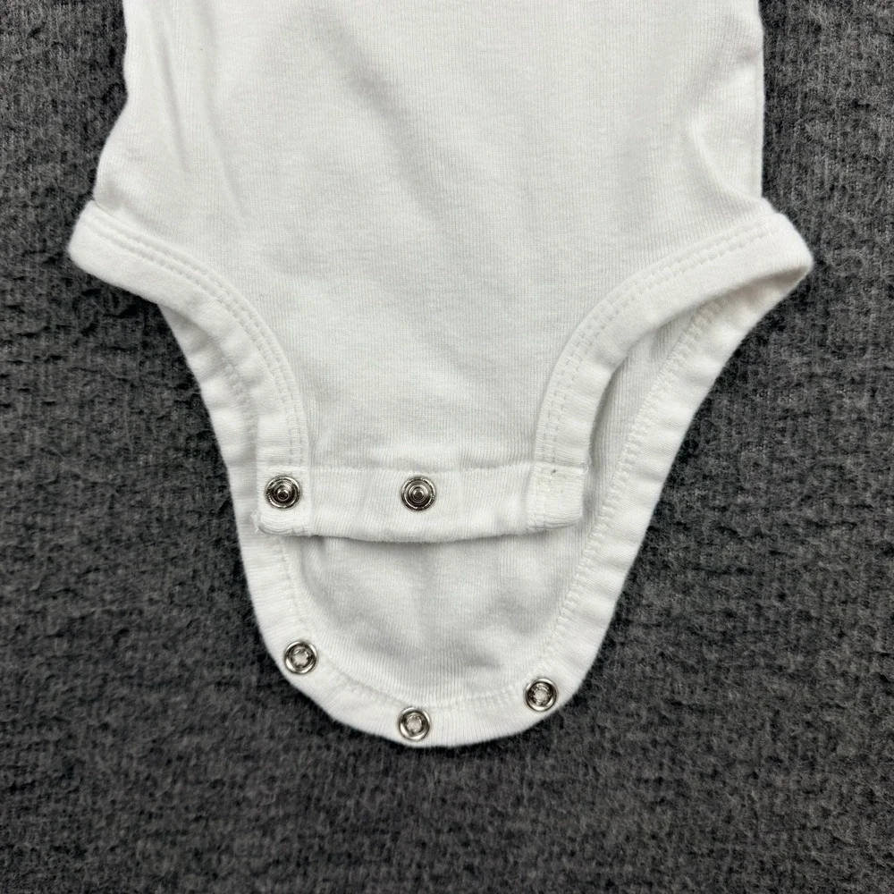 Carters Baby Girls White Mommy Loves Me Elephant Bodysuit 3 Months‎ Pink Trim
